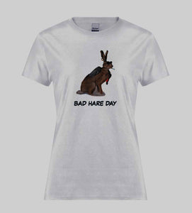 "Bad hare day" women's short sleeve t-shirt