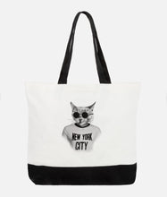 Load image into Gallery viewer, &quot;NYC Cat&quot; Tote Bag