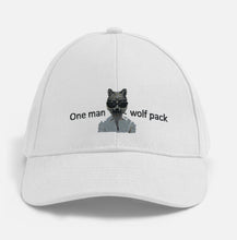 Load image into Gallery viewer, &quot;One man wolf pack&quot; baseball cap (WHITE only)