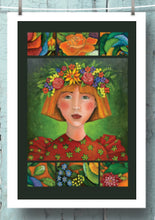 Load image into Gallery viewer, "Red hair" Tea Towel