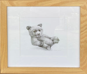 Framed original drawing "Baby Bear"