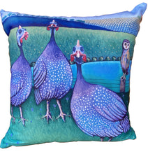 Load image into Gallery viewer, &quot;The wise and the not so wise&quot; polyester twill throw cushion with removable insert