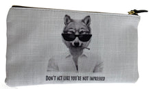 Load image into Gallery viewer, &quot;Don&#39;t Act Like You&#39;re Not Impressed&quot; Lined clutch bag