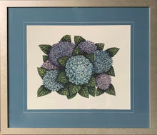 Load image into Gallery viewer, Large &quot;My Hydrangeas&quot; Framed Art Print