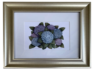 Framed art print "My Hydrangeas"