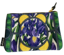 Load image into Gallery viewer, &quot;Irises&quot; Lined cosmetic bag