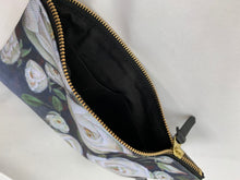 Load image into Gallery viewer, &quot;Iceberg Roses&quot; Lined clutch bag