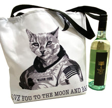 Load image into Gallery viewer, Major Tom &quot;Love you to the moon and back&quot; Tote Bag