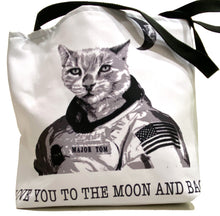 Load image into Gallery viewer, Major Tom &quot;Love you to the moon and back&quot; Tote Bag