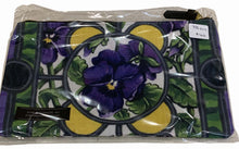 Load image into Gallery viewer, &quot;Pansies&quot; Lined clutch bag