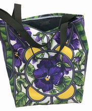 Load image into Gallery viewer, &quot;Pansies&quot; Tote Bag