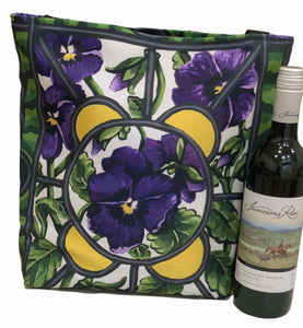 "Pansies" Tote Bag