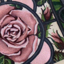 Load image into Gallery viewer, &quot;Pink Roses&quot; Lined clutch bag